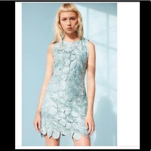 Kimchi Blue Shelly Shift Dress Womens Mint Lace